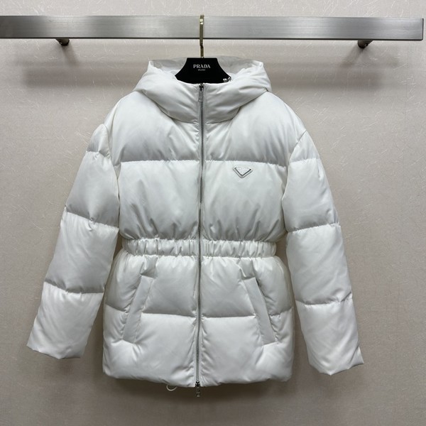 프라다 25FW 리나일론 다운 재킷 화이트(최신상)