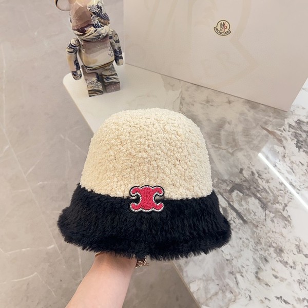 셀린느 24SS 신상 투톤 버킷햇 벙거지 보닛햇