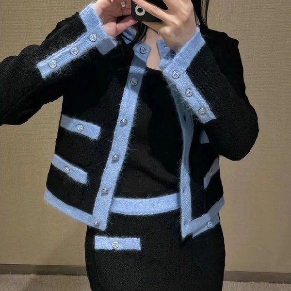 샤넬 24SS 신상 양모 가디건