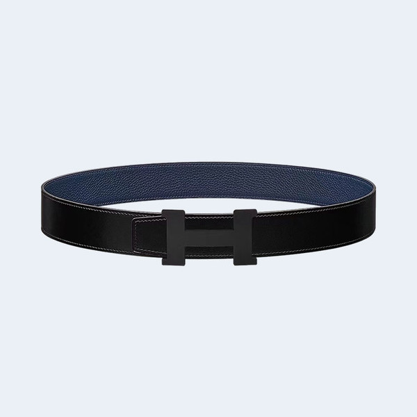 에르메스 콘스탄스 리버서블 블루 벨트 38mm