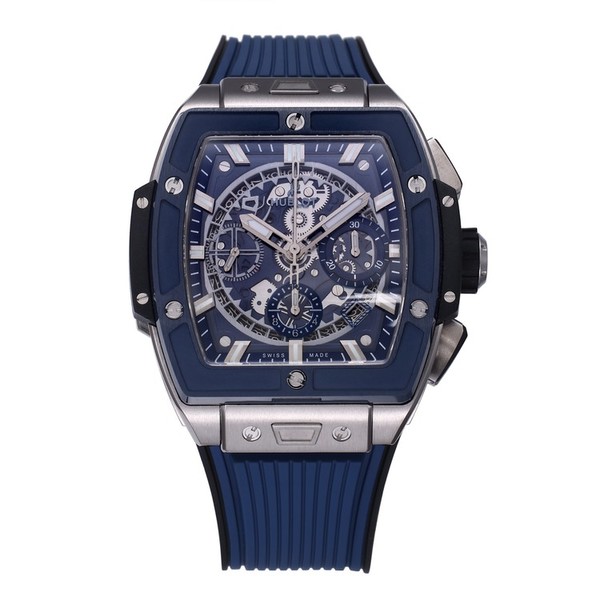 위블로 스피릿 오브 빅뱅 실버 블루 42mm