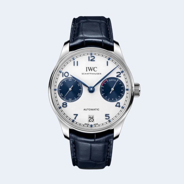 IWC 포르투기저 오토매틱 워치 흰판 청