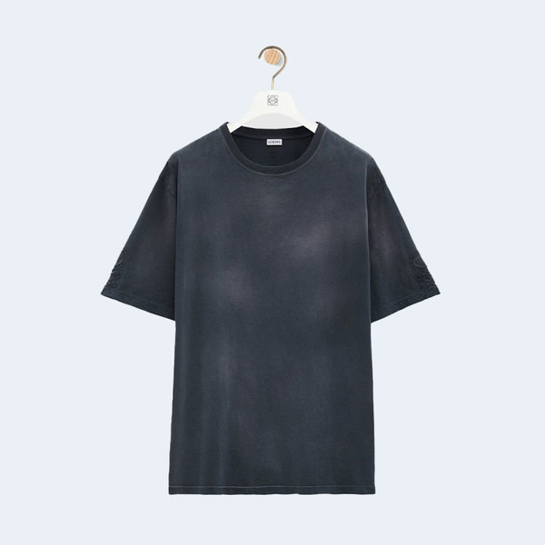 로에베 루즈 핏 티셔츠 네이비