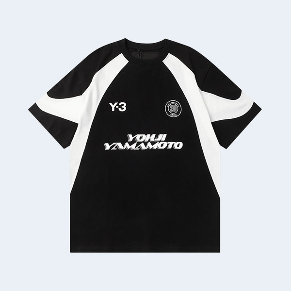 요지야마모토 Y3 롱슬리브 풋볼 티셔츠 블랙