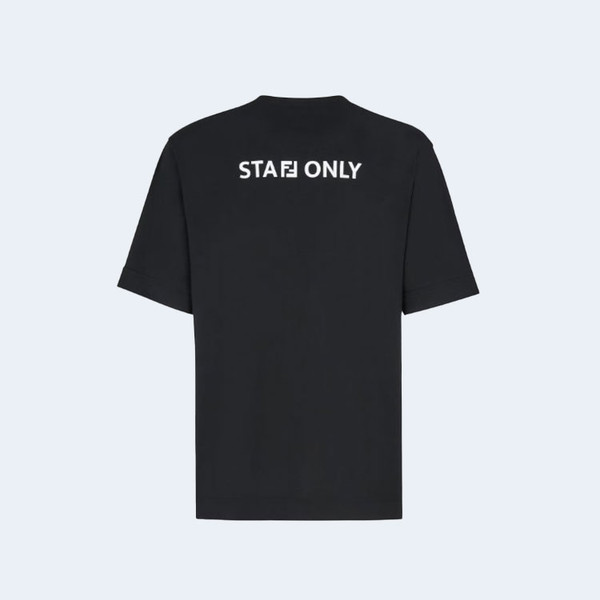 펜디 스태프온리 클래식 티셔츠 블랙