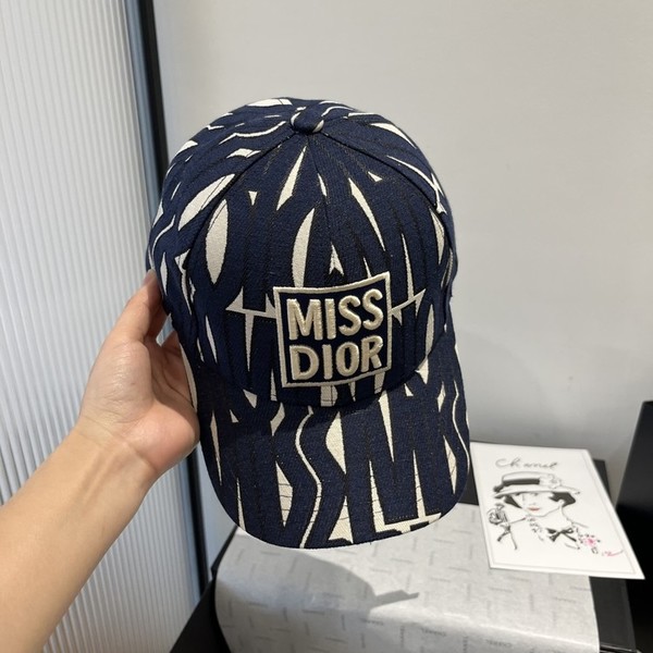 디올 캡 모자