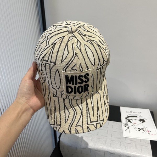 디올 캡 모자