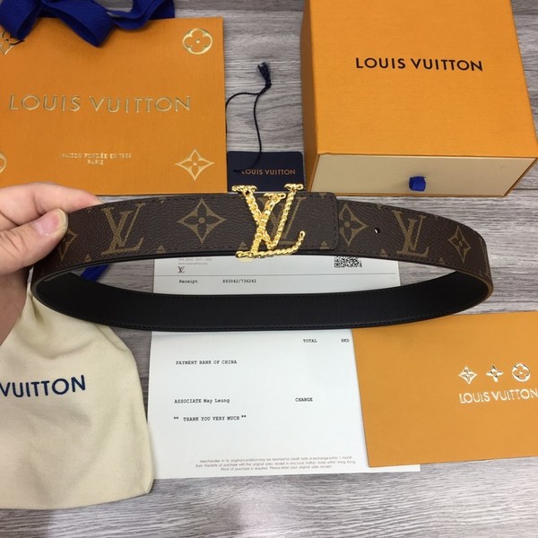 루이비통 LV 버클 모노그램 벨트