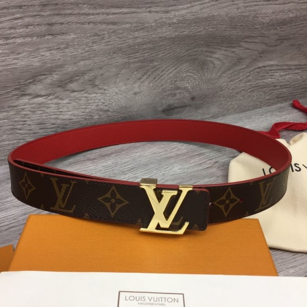 루이비통 LV 버클 모노그램 양면 벨트