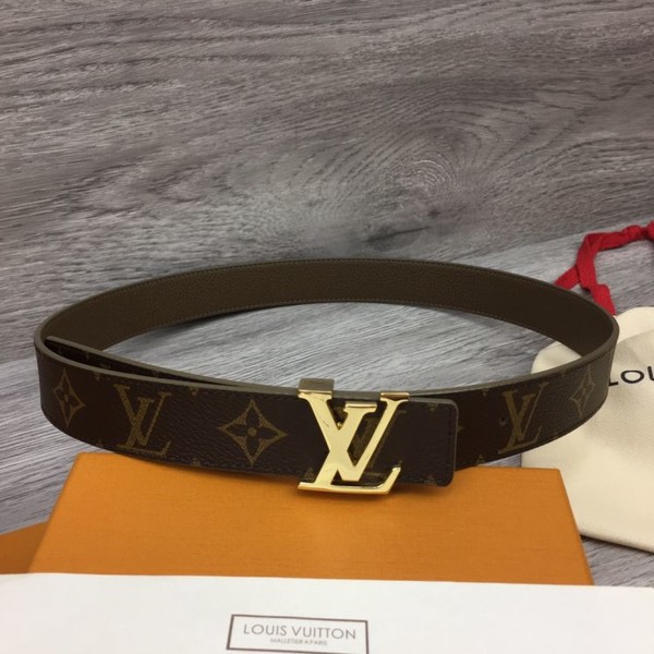 루이비통 LV 버클 모노그램 양면 벨트